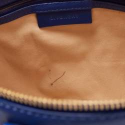 Pre Owned Givenchy Blue Leather Zipped Detail Tote