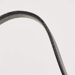 Pre Owned Givenchy Black Monogram Canvas and Leather Double Pocket Shoulder Bag