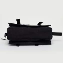 Pre Owned Givenchy Black Monogram Canvas and Leather Satchel