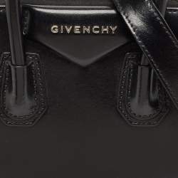 Pre Owned Givenchy Black Leather Mini Antigona Satchel