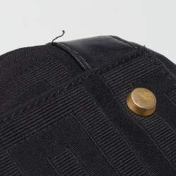 Givenchy Black Monogram Canvas and Leather Top Handle Bag