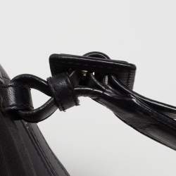 Givenchy Black Monogram Canvas and Leather Top Handle Bag