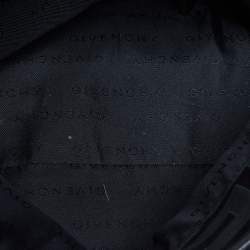 Givenchy Black Monogram Canvas and Leather Top Handle Bag