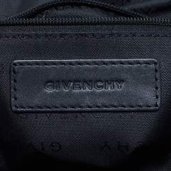 Givenchy Black Monogram Canvas and Leather Top Handle Bag