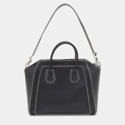 مملوكة مسبقًا Givenchy Black Leather Medium Antigona Satchel