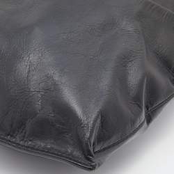 Givenchy Black Leather Ruched Hobo