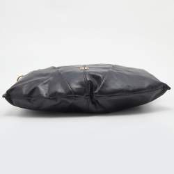 Givenchy Black Leather Ruched Hobo