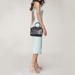 Pre Owned Givenchy Black Leather Mini Antigona Satchel