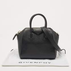 Pre Owned Givenchy Black Leather Mini Antigona Satchel