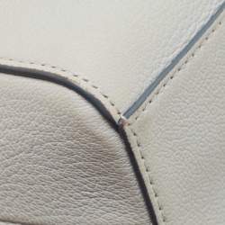 Pre Owned Givenchy Pale Blue Leather Antigona Wristlet Clutch