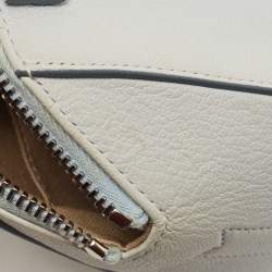 Pre Owned Givenchy Pale Blue Leather Antigona Wristlet Clutch