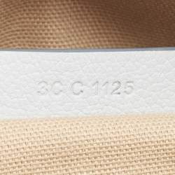 Pre Owned Givenchy Pale Blue Leather Antigona Wristlet Clutch