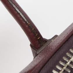 Pre Owned Givenchy Burgundy Leather Small Antigona Satchel