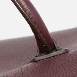 Pre Owned Givenchy Burgundy Leather Small Antigona Satchel