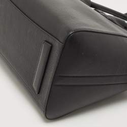 Pre Owned Givenchy Black Leather Medium Antigona Satchel