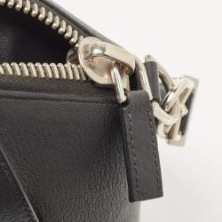 Pre Owned Givenchy Black Leather Medium Antigona Satchel