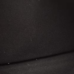 Pre Owned Givenchy Black Leather Graphic Print Zip Pouch