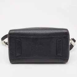 Pre Owned Givenchy Black Leather Small Antigona Satchel