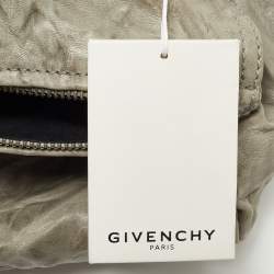Givenchy Grey Leather Medium Pandora Top Handle Bag