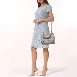 Givenchy Grey Leather Medium Pandora Top Handle Bag
