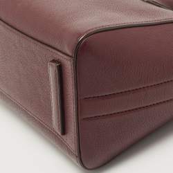 Pre Owned Givenchy Burgundy Leather Mini Antigona Satchel