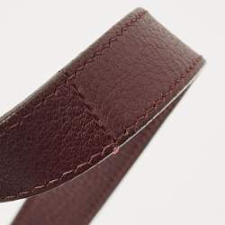 Pre Owned Givenchy Burgundy Leather Mini Antigona Satchel