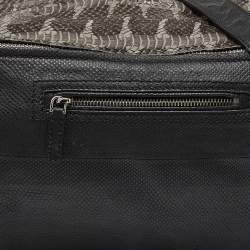Givenchy Multicolor Watersnake Leather and Karung Leather Medium Pandora Top Handle Bag