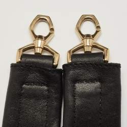 Pre Owned Givenchy Black/Dark Blue Panther Print Patent Leather Medium Nightingale Satchel