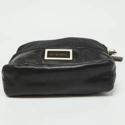 Givenchy Black Monogram Canvas and Leather Bucket Hobo