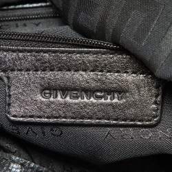 Givenchy Black Monogram Canvas and Leather Bucket Hobo