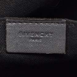 Givenchy Grey Croc Embossed Leather Medium Antigona Pouch