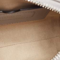 Pre Owned Givenchy Grey Leather Nano Antigona Crossbody Bag