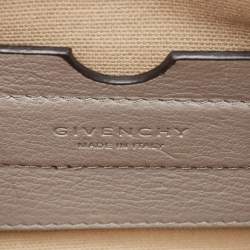 Pre Owned Givenchy Grey Leather Nano Antigona Crossbody Bag