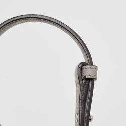 Pre Owned Givenchy Grey Leather Nano Antigona Crossbody Bag