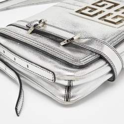 مملوكة مسبقًا حقيبة كتف جيفنشي شعار جلد حمراء