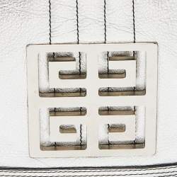 مملوكة مسبقًا حقيبة كتف جيفنشي شعار جلد حمراء