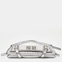 مملوكة مسبقًا حقيبة كتف جيفنشي شعار جلد حمراء