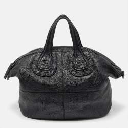 Pre Owned حقيبة جيفنشي نايتنغيل نايلون وجلد سوداء متوسطة