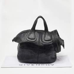 Pre Owned حقيبة جيفنشي نايتنغيل نايلون وجلد سوداء متوسطة