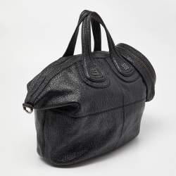 Pre Owned حقيبة جيفنشي نايتنغيل نايلون وجلد سوداء متوسطة