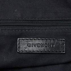 Pre Owned حقيبة جيفنشي نايتنغيل نايلون وجلد سوداء متوسطة