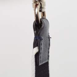 مملوكة مسبقًا Givenchy Two Tone Blue Nylon and Leather Medium Pandora Box Crossbody Bag