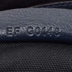 مملوكة مسبقًا Givenchy Two Tone Blue Nylon and Leather Medium Pandora Box Crossbody Bag