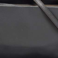 Givenchy Grey/Blue Leather and Suede Chain Crossbody Bag