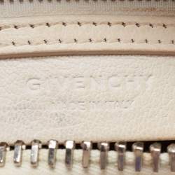 Givenchy Off White Leather Mini Antigona Satchel