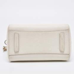 Givenchy Off White Leather Mini Antigona Satchel