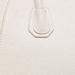 Givenchy Off White Leather Mini Antigona Satchel