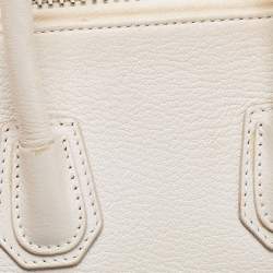 Givenchy Off White Leather Mini Antigona Satchel