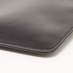 Givenchy Black/Red Coated Canvas Large 4G Wristlet Pouch