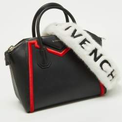 Pre Owned حقيبة جيفنشي أنتيغونا جلد بنفسجي صغيرة